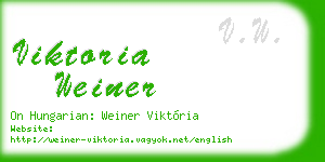 viktoria weiner business card