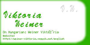 viktoria weiner business card